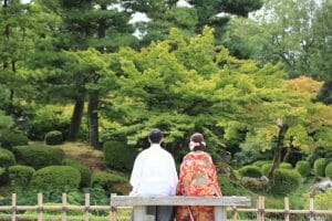 兼六園・ひがし茶屋街和装ロケーションフォト4